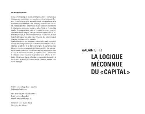 La logique méconnue du "Capital"