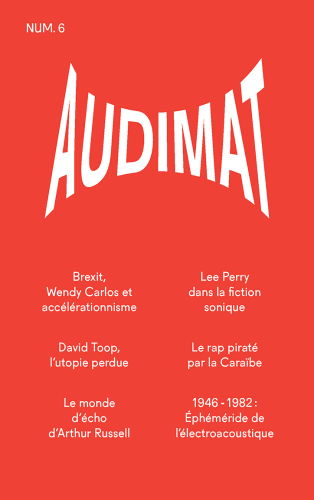 Audimat - Revue n°6: Revue de critique musicale