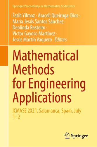 Mathematical Methods for Engineering Applications: ICMASE 2021, Salamanca, Spain, July 1–2