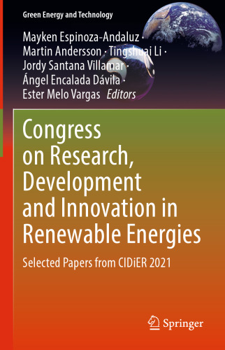 Congress on Research, Development and Innovation in Renewable Energies: Selected Papers from CIDiER 2021 (Green Energy and Technology)