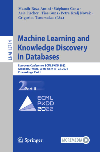 Machine Learning and Knowledge Discovery in Databases: European Conference, ECML PKDD 2022, Grenoble, France, September 19–23, 2022, Proceedings, Part II