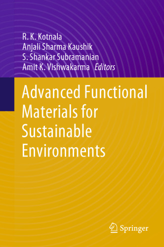 Advanced Functional Materials for Sustainable Environments