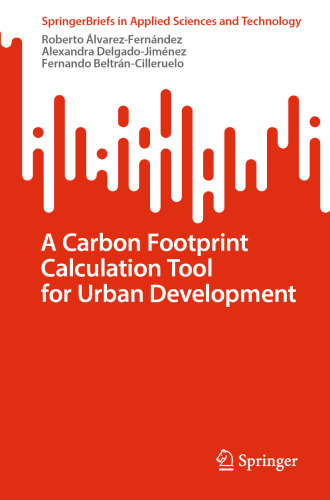 A Carbon Footprint Calculation Tool for Urban Development