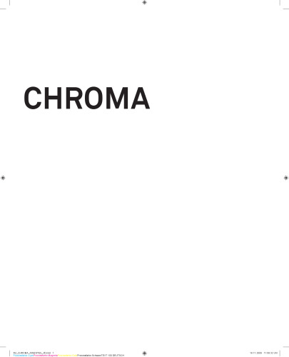 Chroma: Design, Architektur und Kunst in Farbe