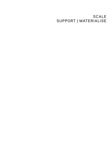 Support I Materialise: Columns, Walls, Floors