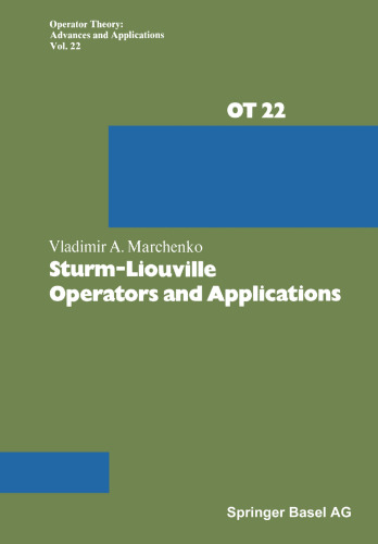 Sturm-Liouville Operators and Applications