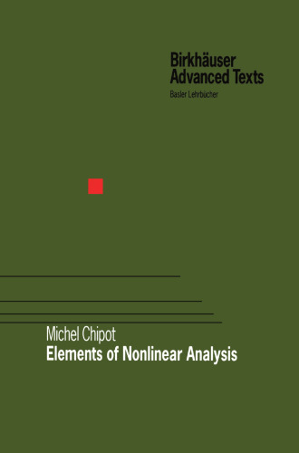 Elements of Nonlinear Analysis