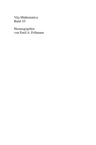 Bernhard Riemann 1826–1866: Wendepunkte in der Auffassung der Mathematik