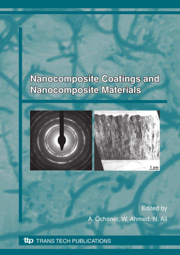 Nanocomposite coatings and nanocomposite materials