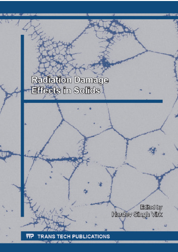 Radiation Damage Effects in Solids
