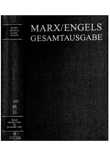 Karl Marx/Friedrich Engels: Briefwechsel Oktober 1886 bis Februar 1891.