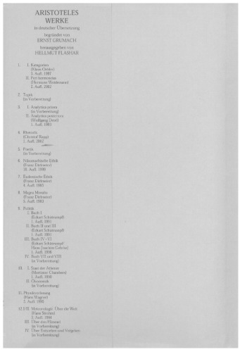 Aristoteles Werke: BAND 4 Rhetorik