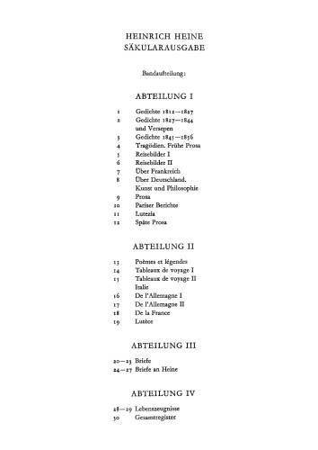 Heinrich Heine Säkularausgabe: BAND 12 Späte Prosa 1847-1856