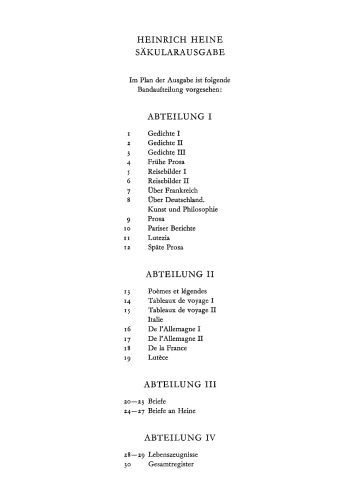Heinrich Heine Säkularausgabe: BAND 15 Tableaux de voyage II. Italie