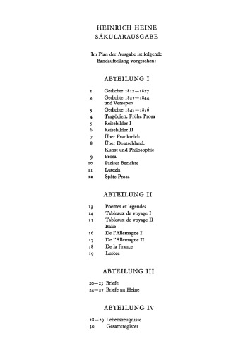 Heinrich Heine Säkularausgabe: BAND 20-27 R Briefwechsel 1815-1856. Register