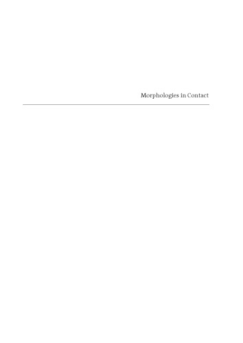 Morphologies in Contact