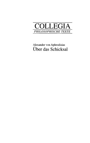 Über das Schicksal