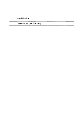 Die Ordnung der Ordnung: Das politische Philosophieren von Leo Strauss
