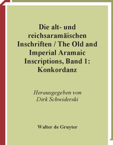 Konkordanz: Herausgegeben:Schwiderski, Dirk