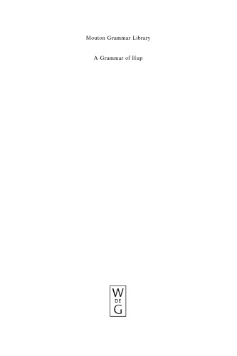 A Grammar of Hup