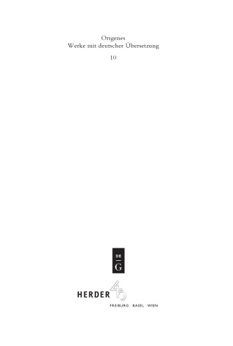 Origenes - Werke mit deutscher Übersetzung: Die Homilien zum Buch Jesaja (Origenes - Werke mit deutscher Übersetzung, 10)