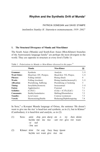 The Yearbook of South Asian Languages and Linguistics: 2004