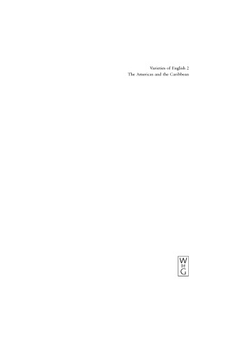 Varieties of English: 2 The Americas and the Caribbean