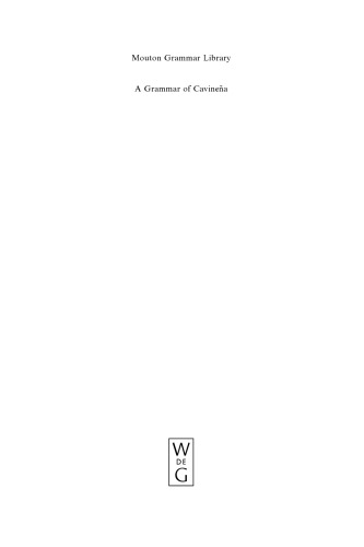 A Grammar of Cavineña