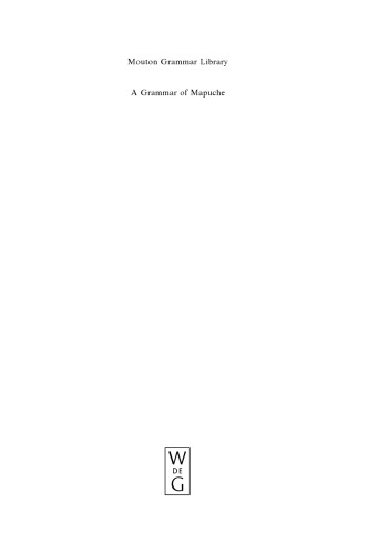 A Grammar of Mapuche