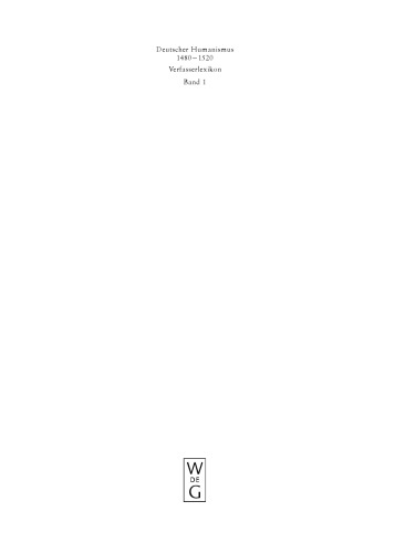 Die deutsche Literatur des Mittelalters: Band 1 A - K