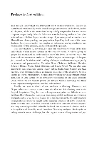 Introduction to English Linguistics