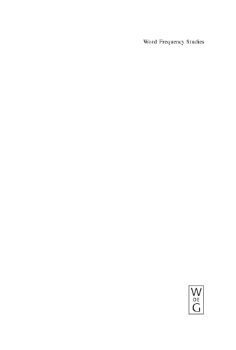 Word Frequency Studies