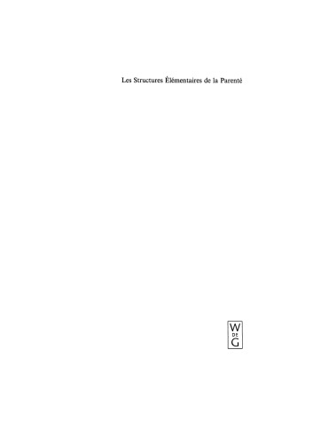 Les Structures Élémentaires de la Parenté