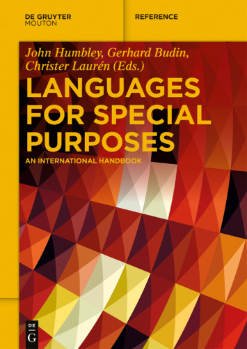 Languages for Special Purposes: An International Handbook