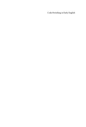 Code-Switching in Early English