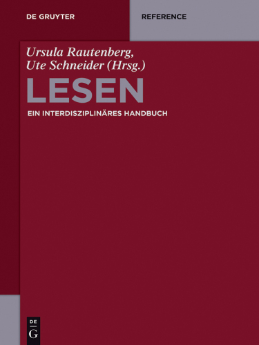 Lesen: Ein interdisziplinäres Handbuch