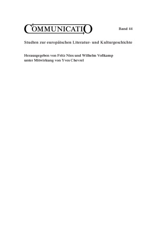 Idealstaat und Anthropologie: Problemgeschichte der literarischen Utopie im späten 18. Jahrhundert