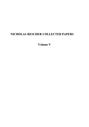 Collected Papers: Volume 5 Studies in Cognitive Finitude