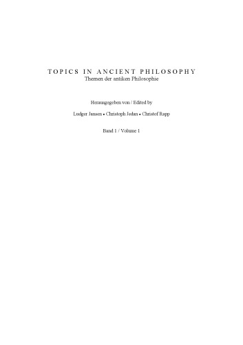 Cosmos and Logos: Studies in Greek Philosophy