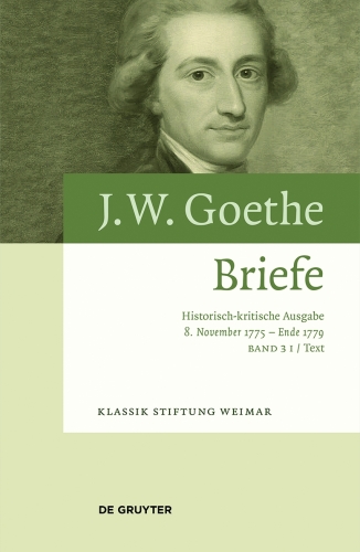 Briefe: BAND 3 8. November 1775 – Ende 1779