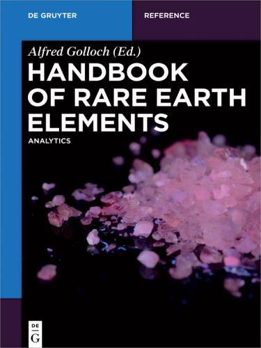 Handbook of Rare Earth Elements: Analytics