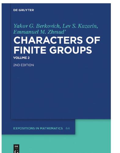 Characters of Finite Groups: Volume 2