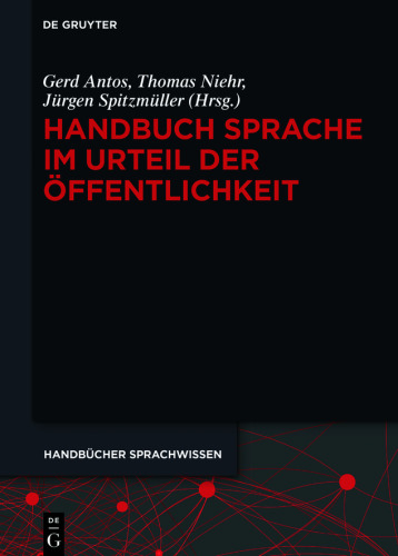 Handbuch Sprache im Urteil der Öffentlichkeit