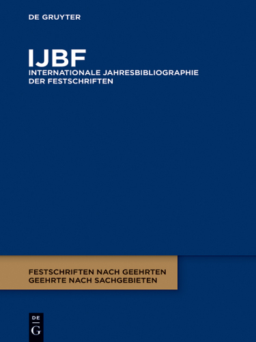 IJBF: Jahrgang 36 2015