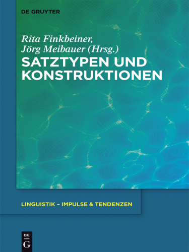 Satztypen und Konstruktionen