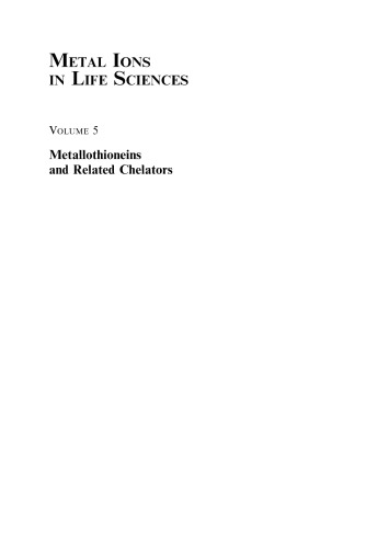 Metallothioneins and Related Chelators