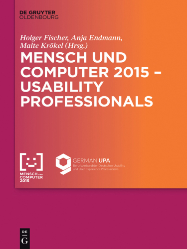 Mensch und Computer 2015 – Usability Professionals: Workshop