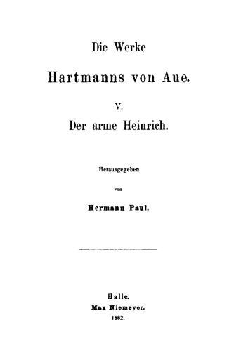Der arme Heinrich
