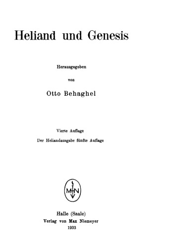 Heliand und Genesis