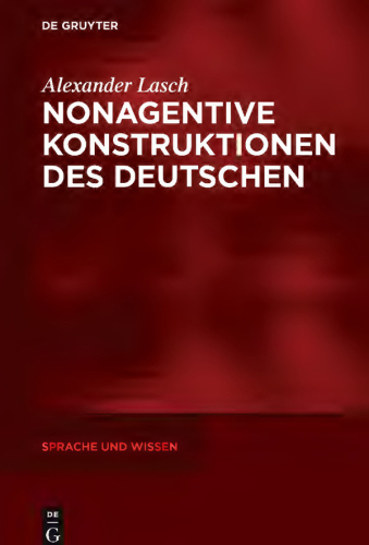 Nonagentive Konstruktionen des Deutschen